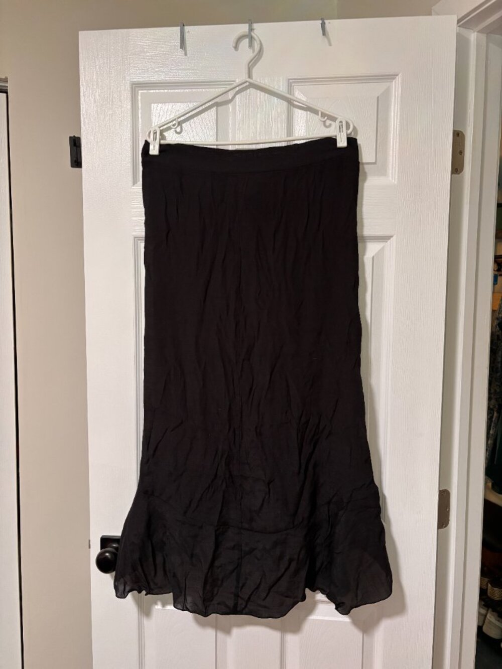 Black Sheer Tie Front Swim Cover-Up Skirt | Beach Cover-Up | NWT - Picture 6 of 6